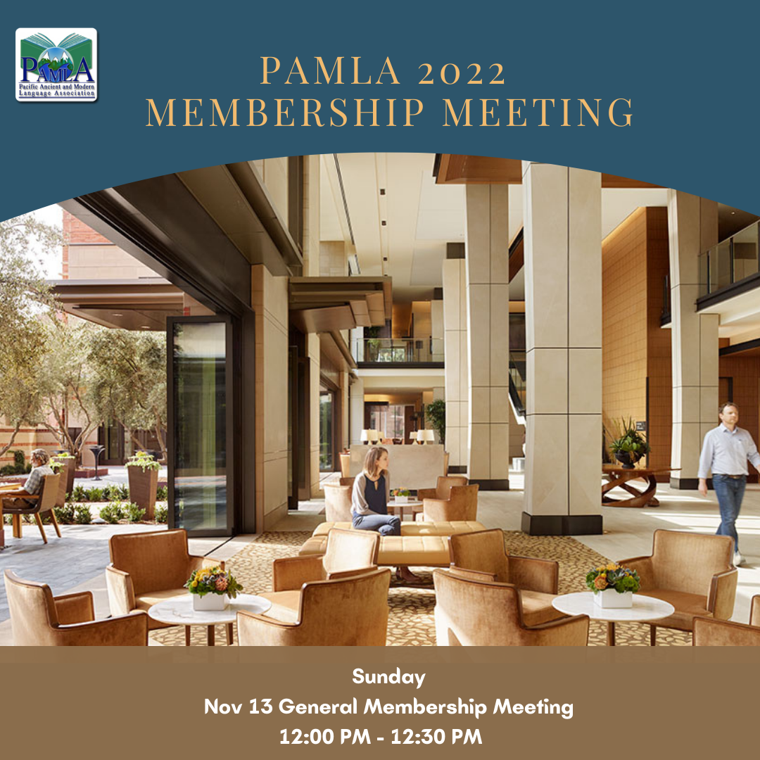 PAMLA 2022 General Membership Meeting PAMLA