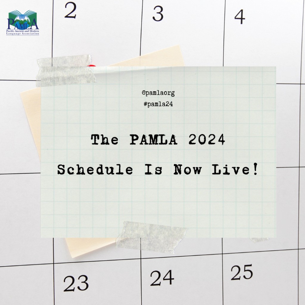 PAMLA 2024 Schedule is Live!